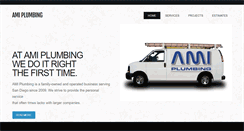 Desktop Screenshot of amiplumbing.net